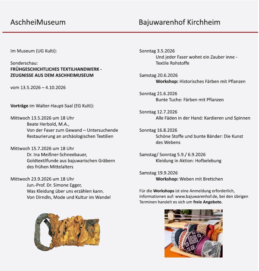 Programm Textil 2026